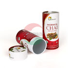 Trocknet runden Kasten Nahrungsmitteltee-Kaffee-kosmetische Papierröhrenverpackung Pantone