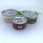Recyclable 100ml Small PET Plastic Can With Alu  Easy Open Lid Damp - Proof
